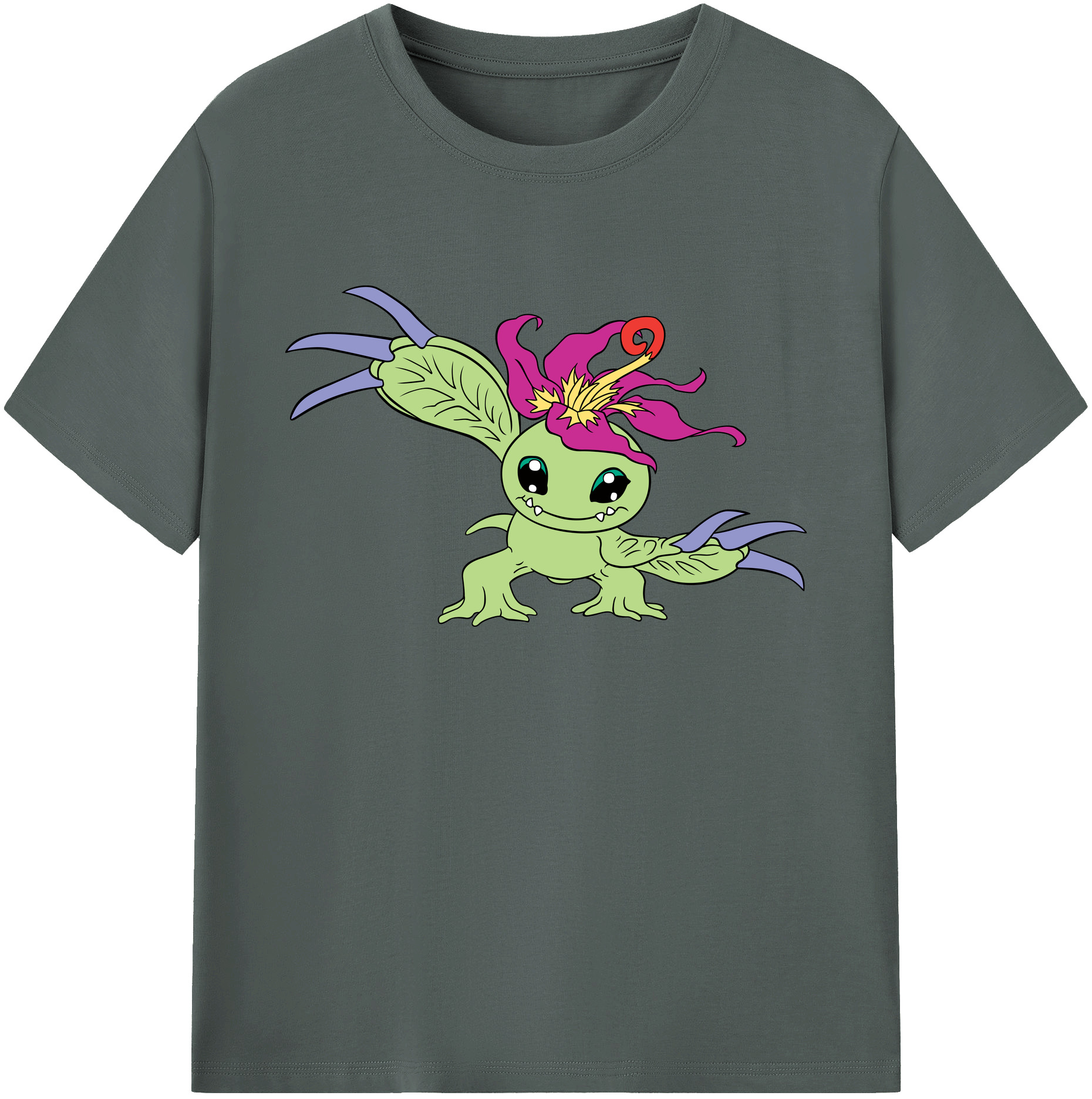 （画像用） Digimon デジタルモンスター/デジモン 綿100％ メンズ半袖Tシャツ｜肌触りやわらか＆通気性